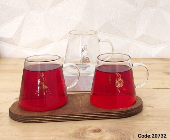 لیوان پیرکس خمره ای